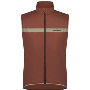 Shimano Evolve Wind Vest Insulated Fietsbodywarmer (bruin)
