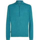 Icebreaker Merino Blend 260 Waffle Knit Wander L/S 1/2 Zip Merinoshirt (Heren |turkoois)