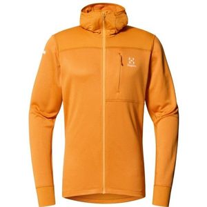 Haglöfs LIM Mid Multi Hood Fleecevest (Heren |oranje)