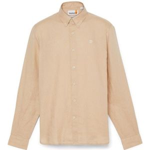 Timberland - Mill Brook - Overhemd - Beige - 100% Linnen