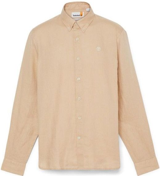 Timberland - Mill Brook - Overhemd - Beige - 100% Linnen