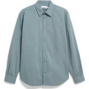 ARMEDANGELS Giaalo GMT Dye Overhemd (Heren |turkoois)