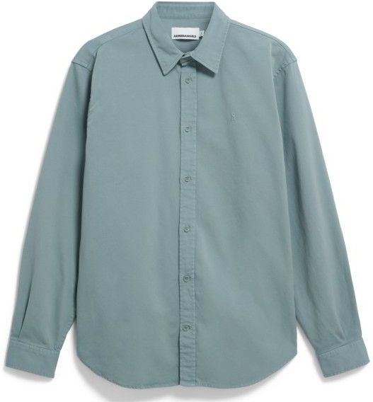 ARMEDANGELS Giaalo GMT Dye Overhemd (Heren |turkoois)