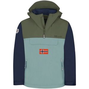 Trollkids Kids Kirkenes Anorak Vrijetijdsjack (Kinderen |turkoois |waterdicht)