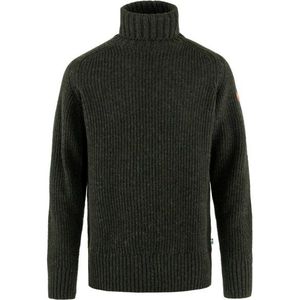 Fjällräven - Övik Roller Neck Sweater - Wollen Trui - Zwart