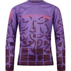 Endura Kids MT500 Burner Trikot Langarm Fietsshirt (Kinderen |purper)