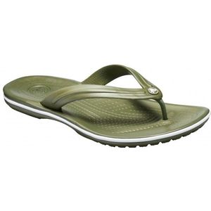 Crocs Crocband Flip Sandalen (olijfgroen)