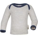 Engel - Baby-Schlupfhemd - Merino-ondergoed - Grijs/Wit - Langarm