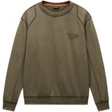 Napapijri - B-Aren Crew - Trui - Groen - Relaxed Fit - 100% Katoen