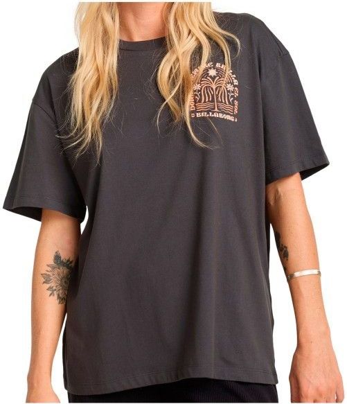 Billabong - Always Looking - T-shirt - Off Black - Lange Mouwen - 100% Katoen