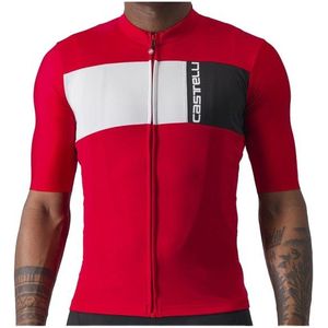 Castelli Prologo 7 Jersey Fietsshirt (Heren |rood)
