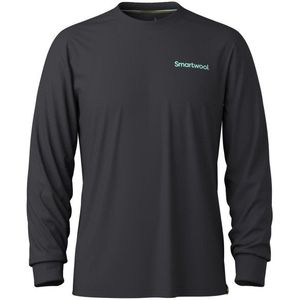 Smartwool Gondola View Long Sleeve Graphic Tee Longsleeve (Heren |grijs/zwart)