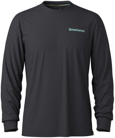 Smartwool Gondola View Long Sleeve Graphic Tee Longsleeve (Heren |grijs/zwart)