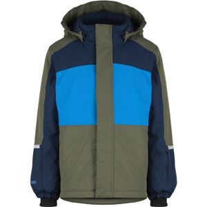 Heber Peak Kids PinusHe Ski Jacket Ski-jas (Kinderen |blauw/olijfgroen |waterdicht)