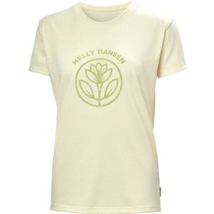 Helly Hansen Womens Skog Recycled Graphic Tee Sportshirt (Dames |beige)