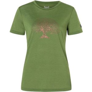Super.natural - W TREE OF KNOWLEDGE T-shirt - Korte Mouwen - Merinowol - Geurremmend