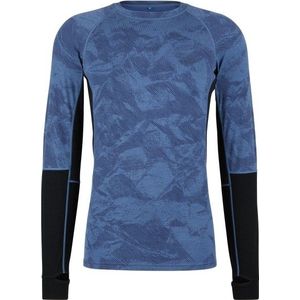Stoic MerinoMesh150 SadjemSt L/S Merinoshirt (Heren |blauw)