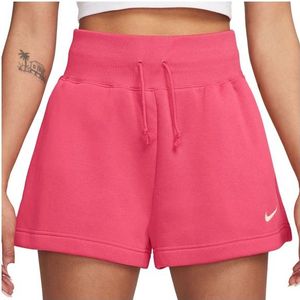 Nike Womens Sportswear Phoenix Fleece Hoody Hardloopshort (Dames |roze)