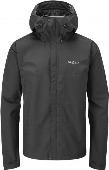 Rab Downpour Eco Jacket Regenjas (Heren |grijs |waterdicht)