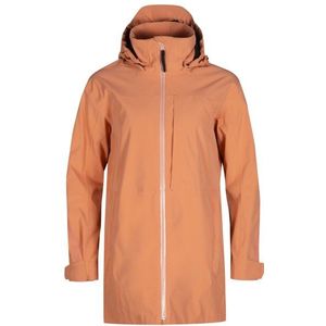 Halti Womens Kallas DX Parka Jacket Regenjas (Dames |roze/oranje |waterdicht)