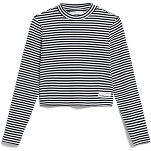 ARMEDANGELS Womens Salmaraa Stripes Longsleeve (Dames |grijs)