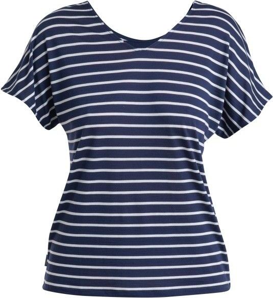 Icebreaker Dames Drayden Reversible Stripe T-Shirt