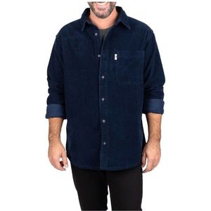 NIKIN Treeplanter Overshirt Corduroy Overhemd (blauw)