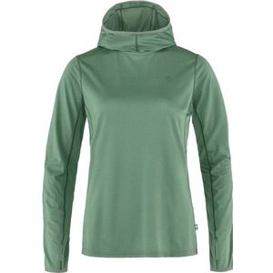 Fjällräven Womens Abisko Sun-Hoodie Sportshirt (Dames |groen)