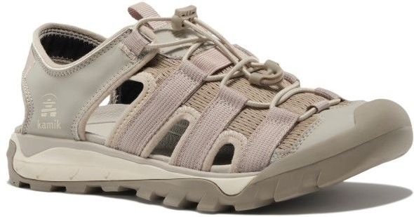 Kamik Solstice Sandalen - Zwart - Veganistisch Leer - Antislip Rubberen Zool