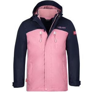 Trollkids Girls Bryggen 3in1 Jacket 3-in-1-jas (Kinderen |roze |waterdicht)