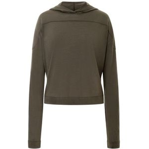 supernatural Womens Asana Crossed Back Hoodie (Dames |bruin)