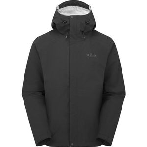 Rab - Firewall Jacket - Regenjas - Zwart - Waterdicht
