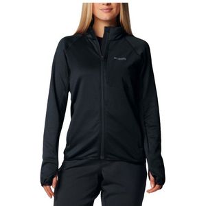 Columbia Womens Triple Canyon Grid Fleece Full Zip Fleecevest (Dames |zwart)