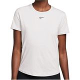 Nike Womens One Classic Dri-FIT T-Shirt Sportshirt (Dames |wit)
