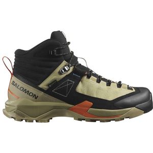 Salomon X Ultra Alpine Mid GORE-TEX Approachschoenen (Heren |zwart/olijfgroen |waterdicht)