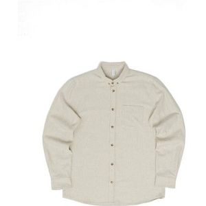 Mazine Melange Flannel Shirt Overhemd (Heren |beige)