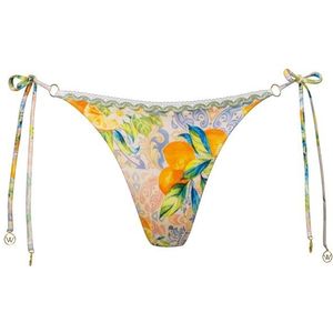 Watercult Womens Dolce Whimsy Low Bikini Bottoms Bikinibroekje (Dames |wit)
