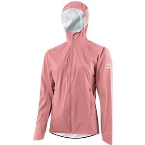 Löffler Womens Hooded Jacket WPM Pocket Fietsjack (Dames |roze |waterdicht)