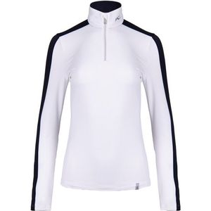 Lasse Kjus Womens Race 20 Midlayer Halfzip Longsleeve (Dames |wit)