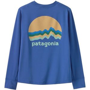Patagonia Kids L/S Cap SW T-Shirt Sportshirt (Kinderen |blauw)