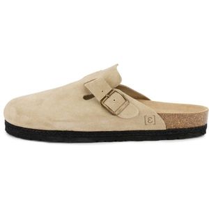 Espadrij Womens Cloq Velour Sandalen (Dames |beige)