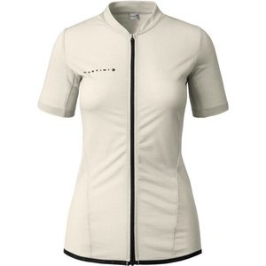 Martini Womens Flowtrail Zip Shirt Fietsshirt (Dames |beige)