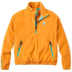 Passenger Womens Ayla Recycled Micro Polartec Fleece Fleecetrui (Dames |oranje)