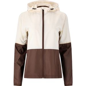 ENDURANCE Womens Kinthar Jacket with Hood Hardloopjack (Dames |bruin/wit)