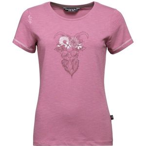 Chillaz Womens Gandia Alps Love T-shirt (Dames |roze)