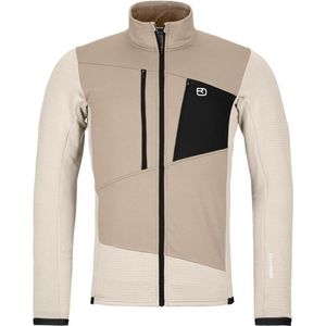 Ortovox Fleece Grid Jacket Fleecevest (Heren |beige)