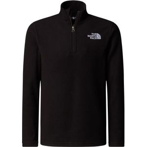 The North Face Teens Glacier 1/4 Zip Pullover Fleecetrui (Kinderen |zwart)