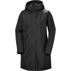 Helly Hansen Womens Active Ocean Bound Raincoat Lange jas (Dames |zwart)