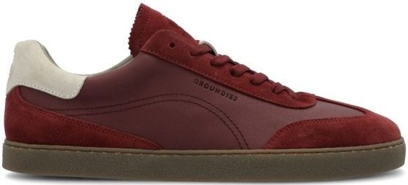 Groundies - Panama - Damestrainers - Grijs - Leer/Suède