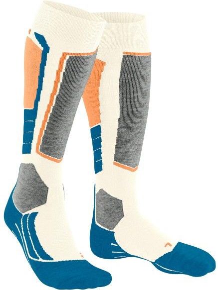 FALKE - SK2 Intermediate W - Ski Sokken - Wit Offwhite-Candy - 1 Paar